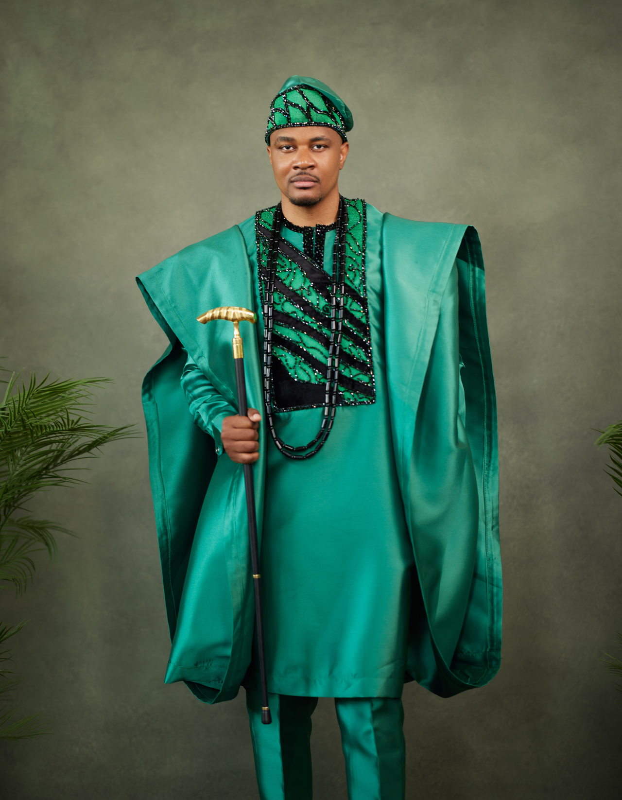 Emerald Majesty Agbada Set