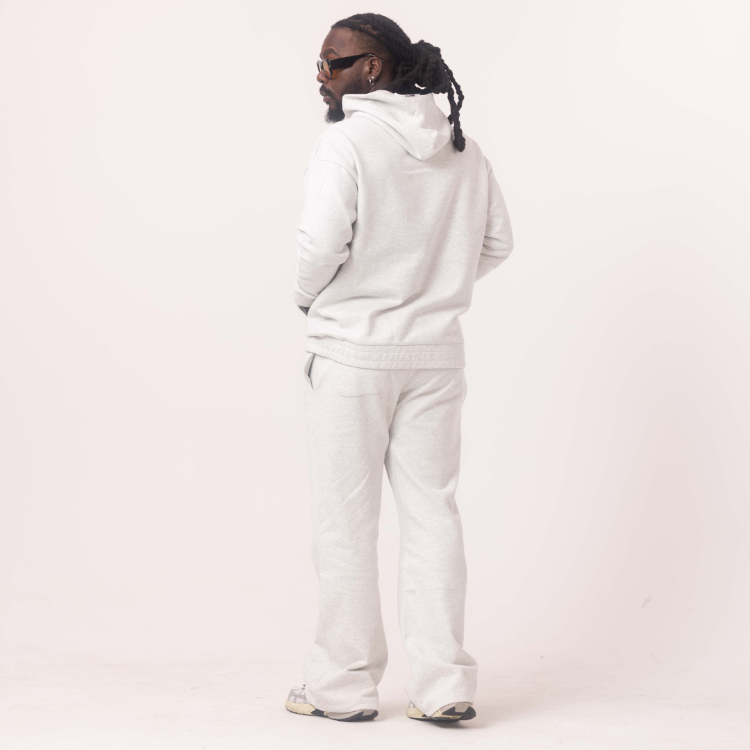 David Scott Leisure Club Joggers - Light Grey Marl