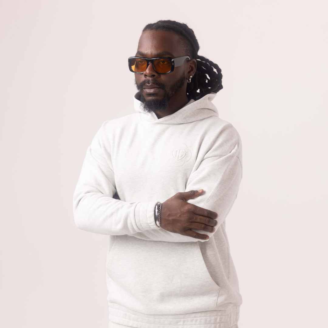 David Scott Leisure Club Hoodie - Light Grey Marl