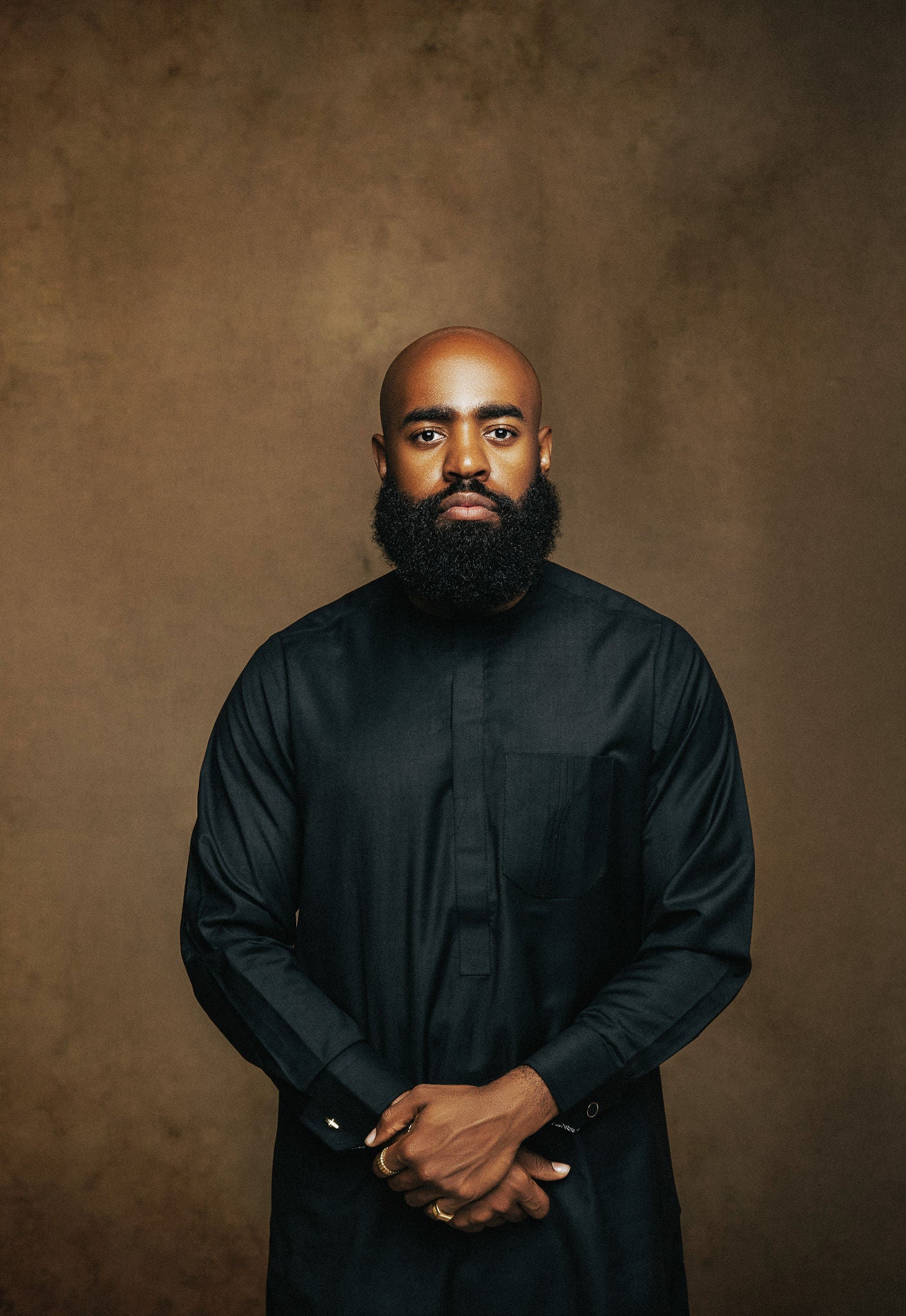 Black Acai Lace Jacket Agbada