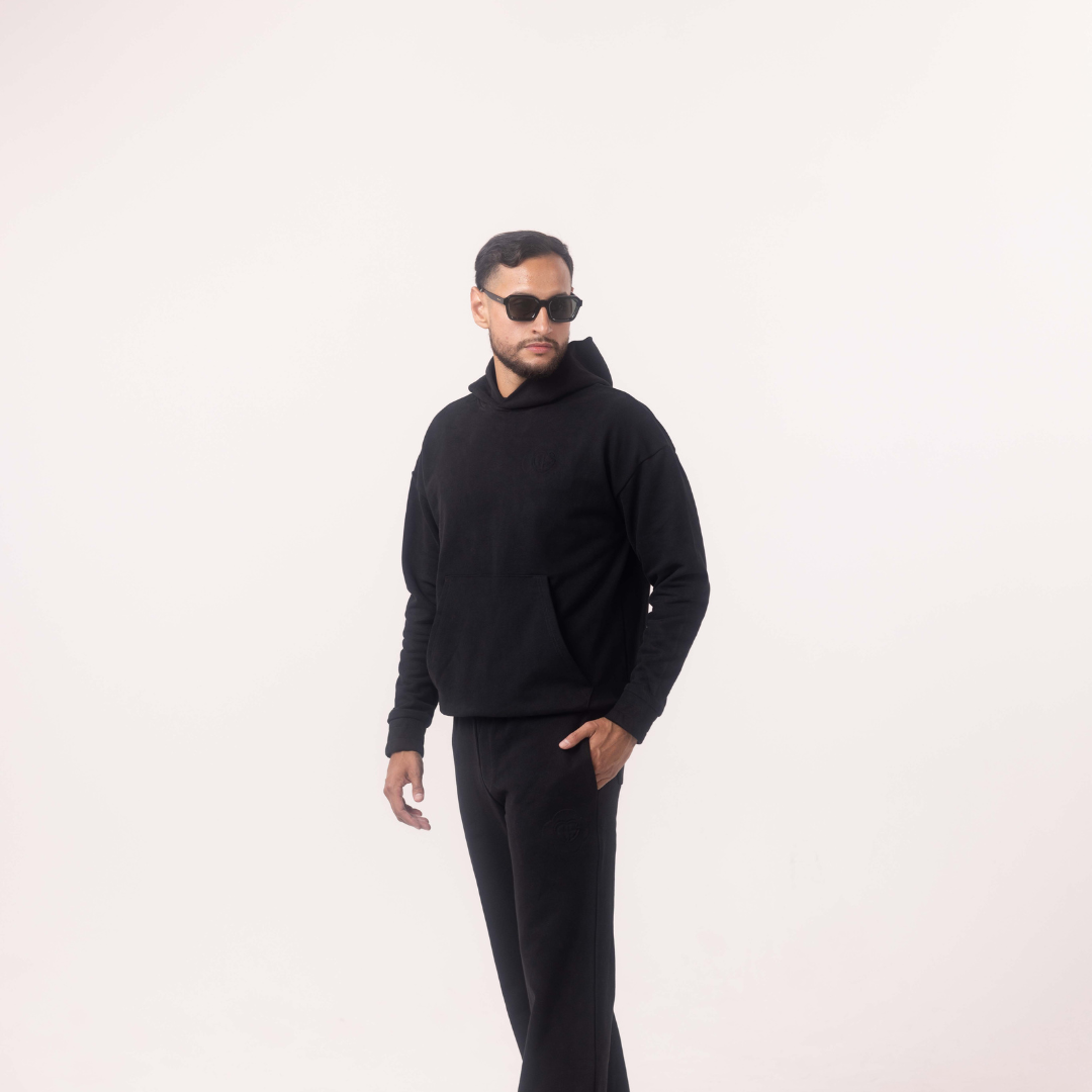 David Scott Leisure Club Hoodie - Black