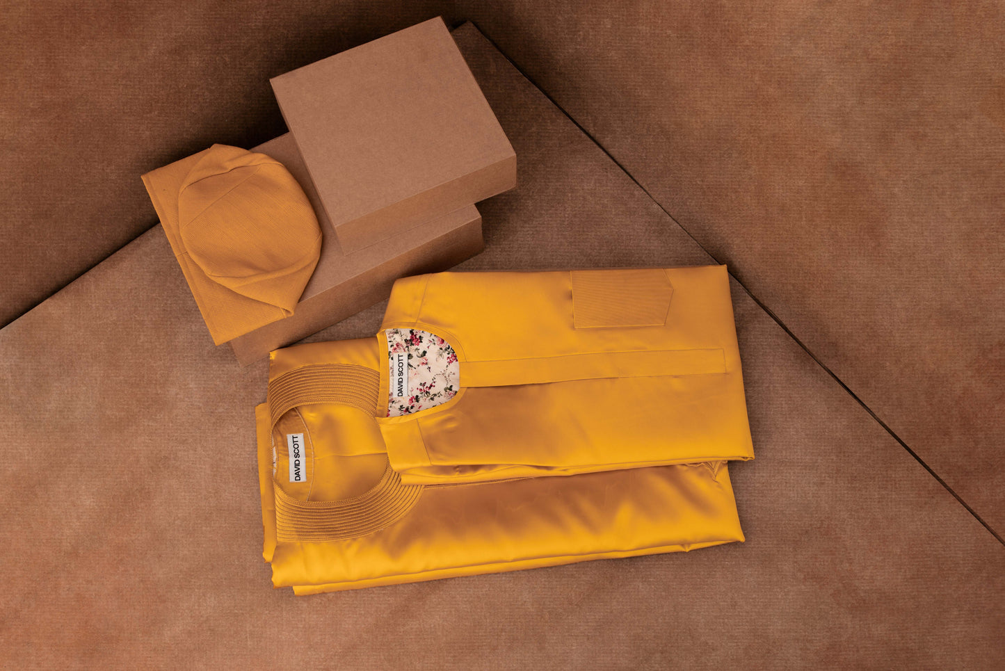 Golden Yellow Micado Agbada