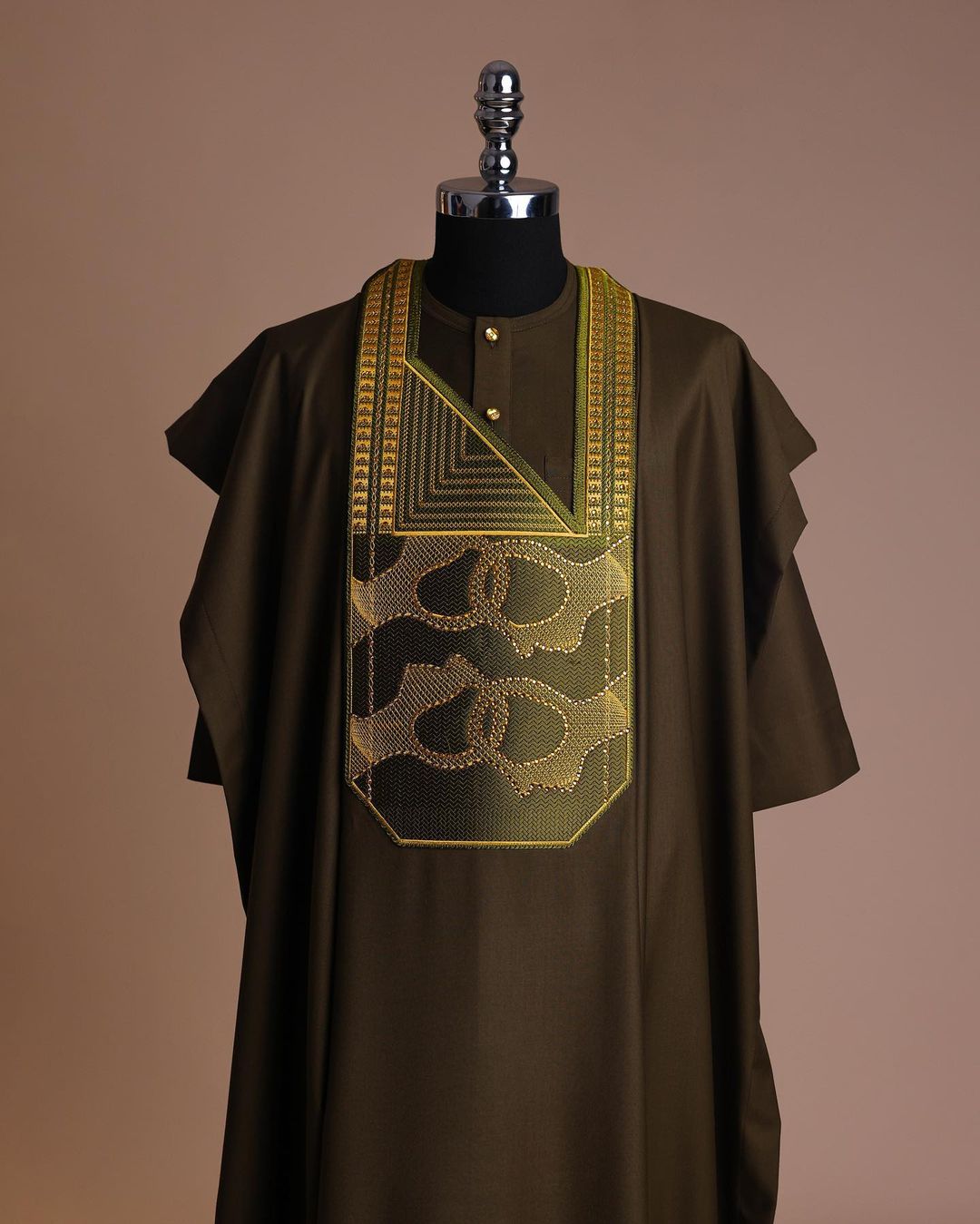 The Porcelain Agbada Kaftan by DavidScott