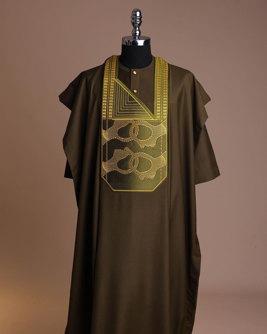The Porcelain Agbada Kaftan by DavidScott