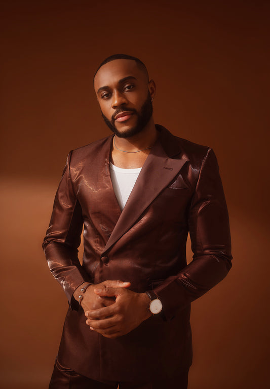 Walk in Style and Smile with Elegance in David Scott’s Mocha Majesty Suit