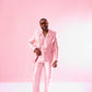 The Rosé Royale Silk Suit