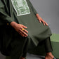 Green Palisade Jacquard Agbada David Scott