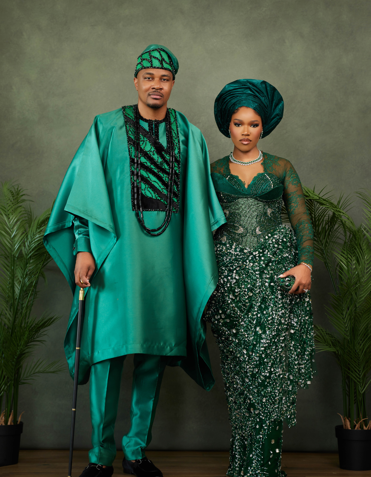 Emerald Majesty Agbada Set