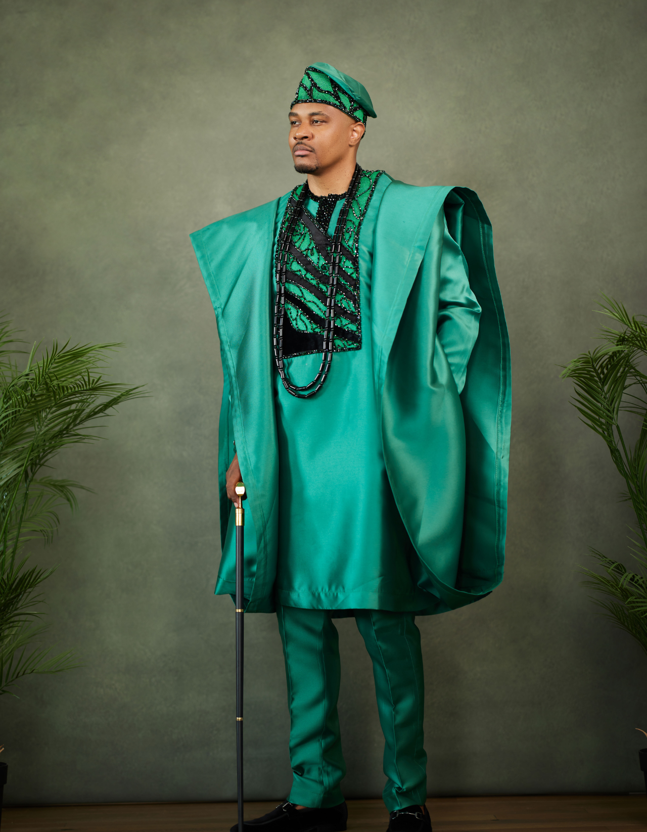 Emerald Majesty Agbada Set