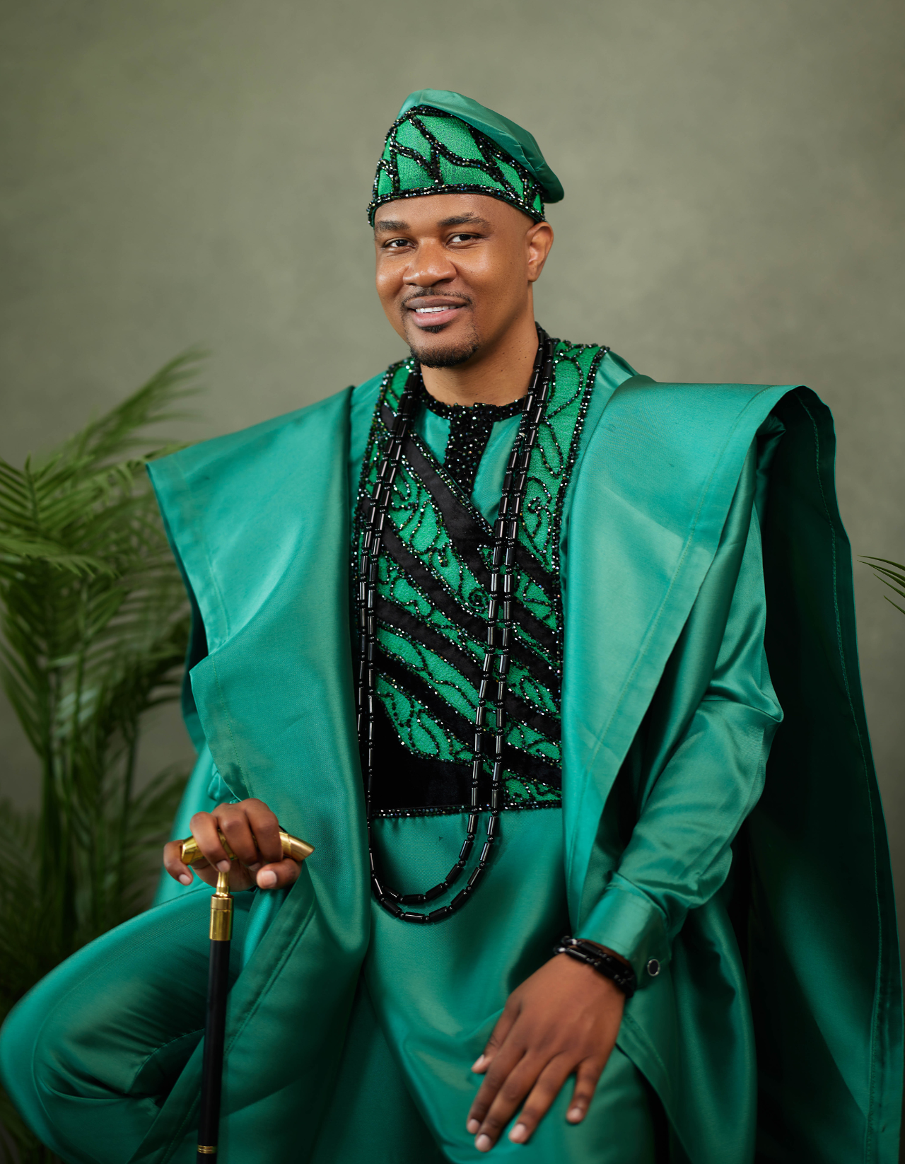 Emerald Majesty Agbada Set