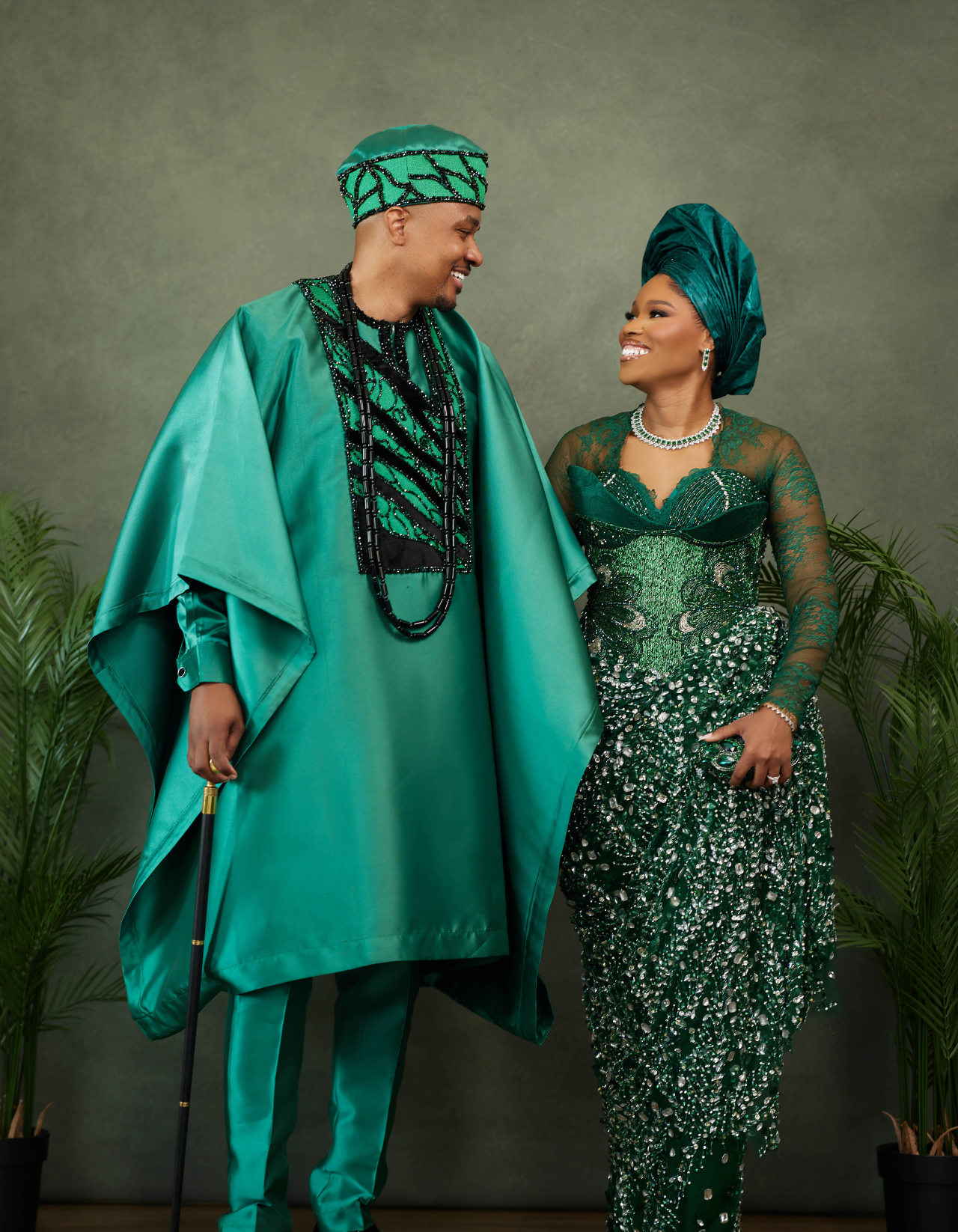 Emerald Majesty Agbada Set