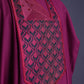 Red and Black Embroidered Agbada David Scott