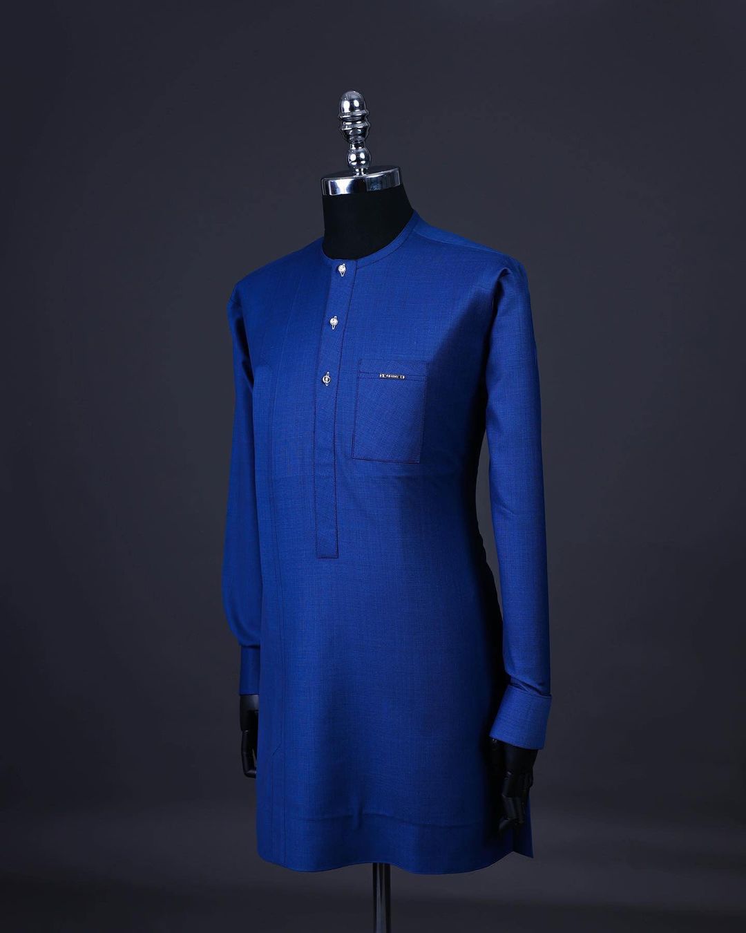 Blue Royal Agbada David Scott