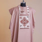 Mauve Cluster Embroidery Black Stone Details Agbada David Scott