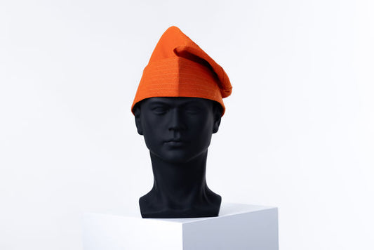 ORANGE YORUBA FILA CAP