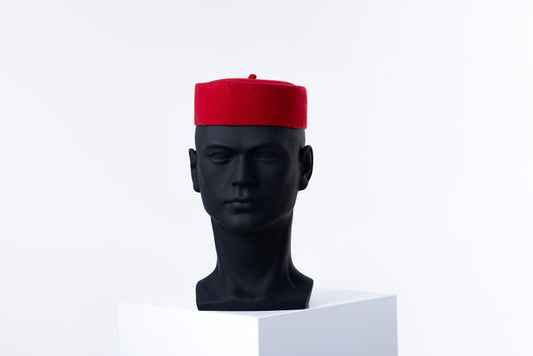 NDI NZE CAP- NOBLE TITLE RED CAP
