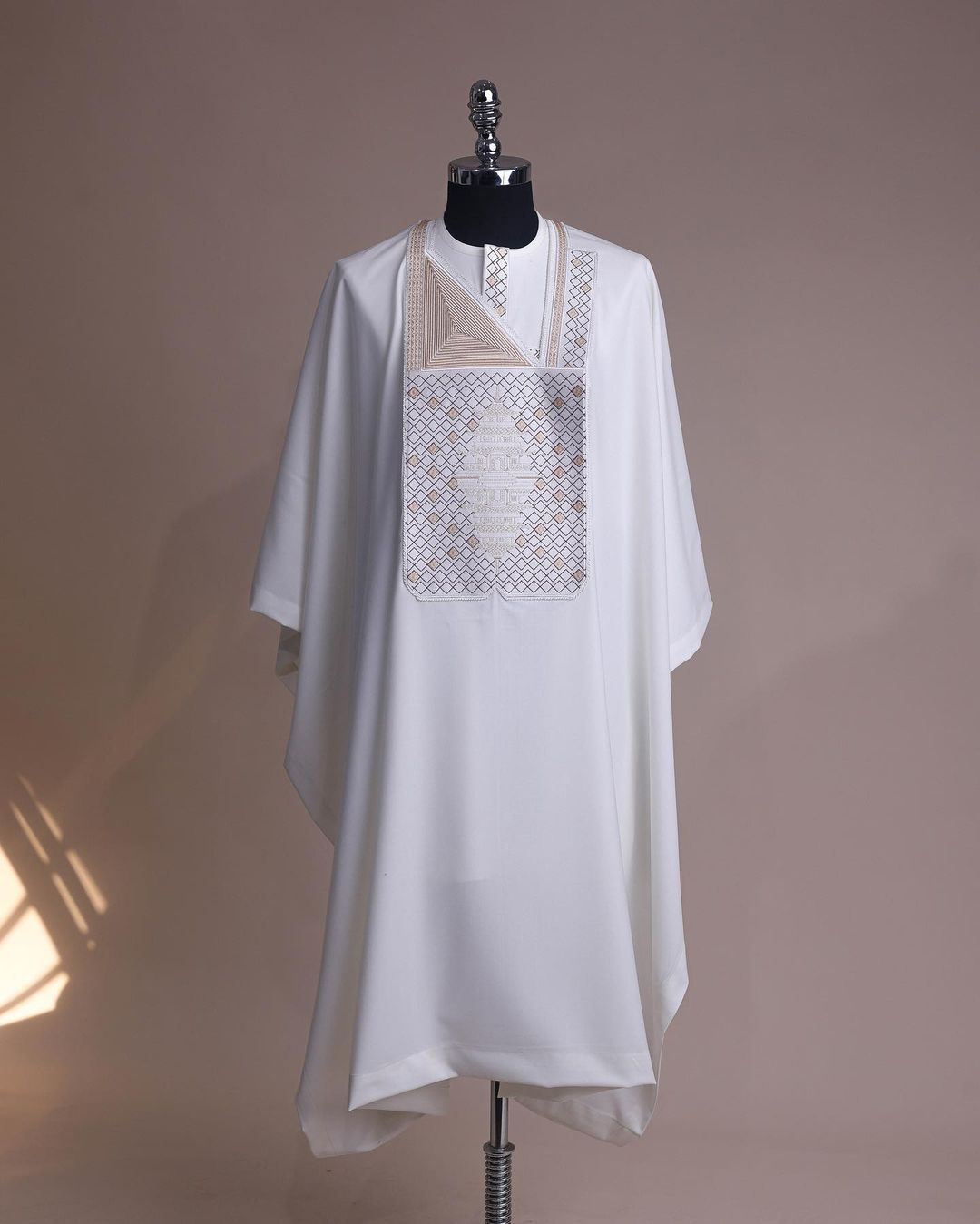 White Concord Agbada David Scott