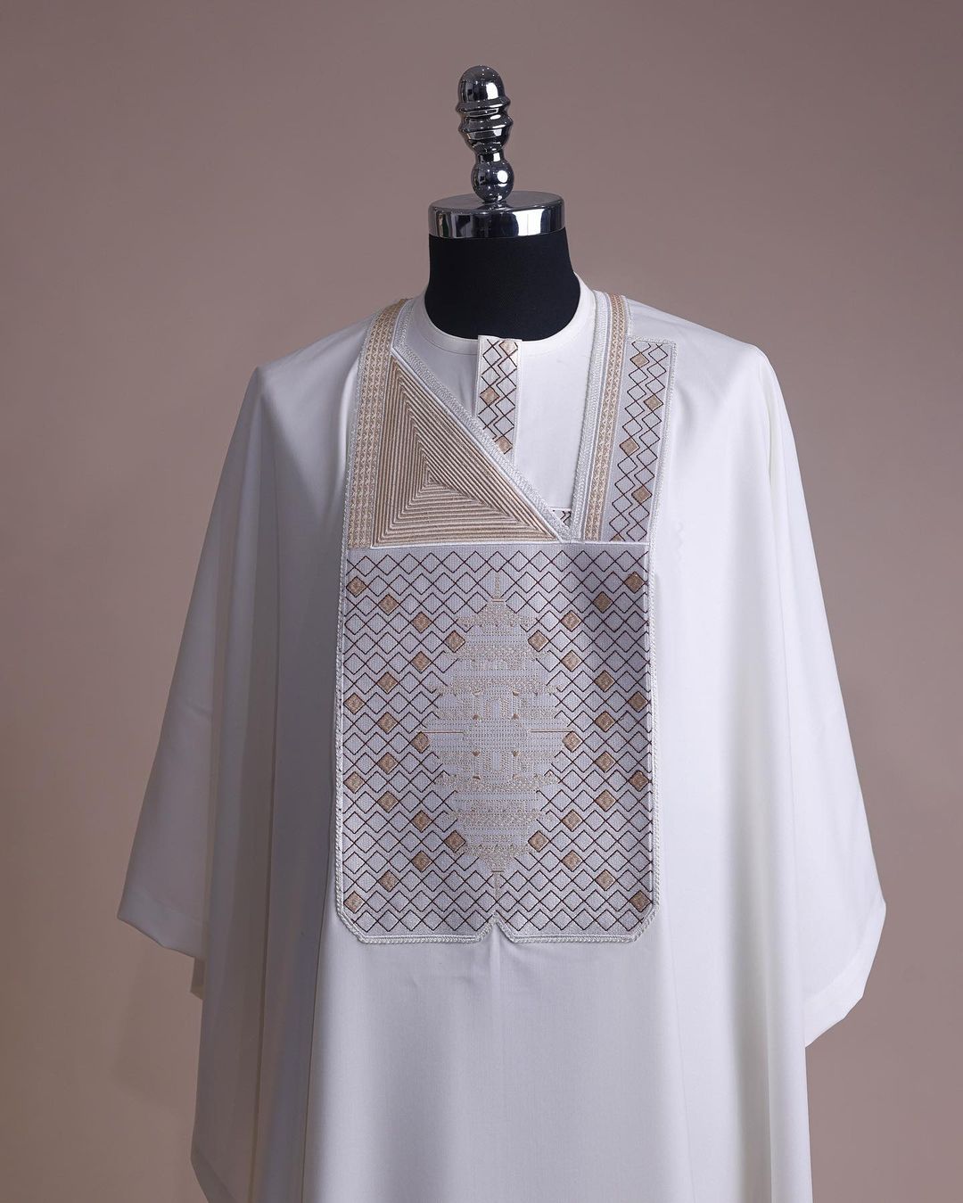 White Concord Agbada David Scott