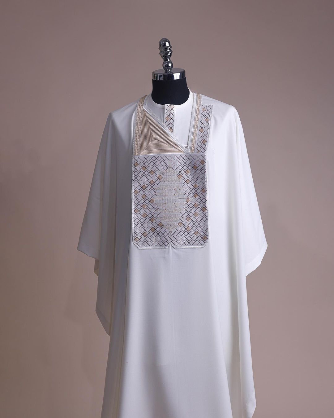 White Concord Agbada David Scott