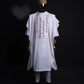 White Interwoven embroidery with Stone detail David Scott