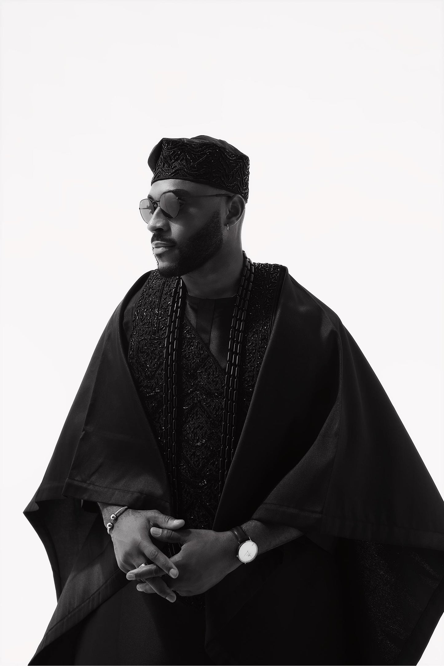 Black Micado Agbada