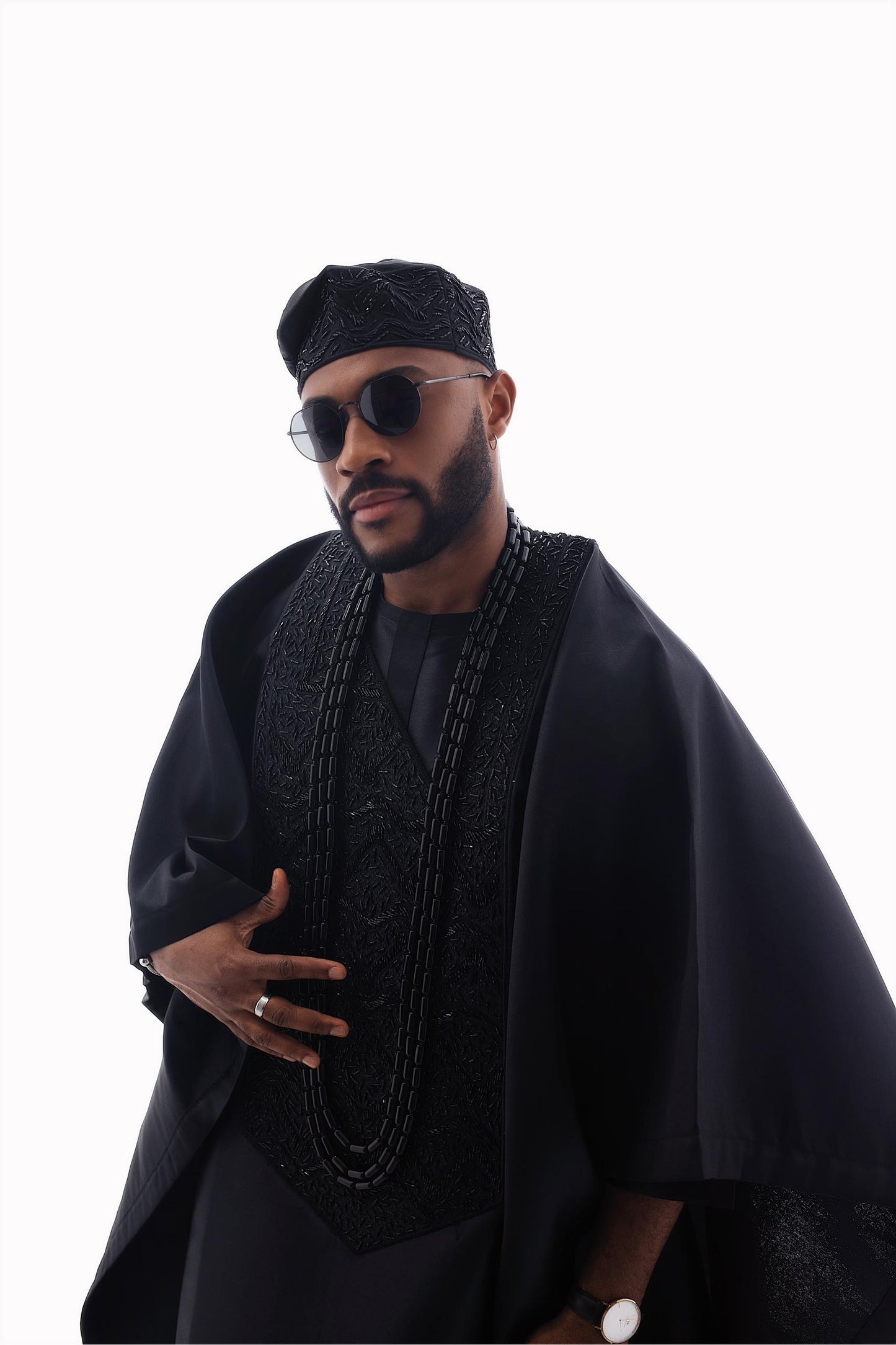 Black Micado Agbada