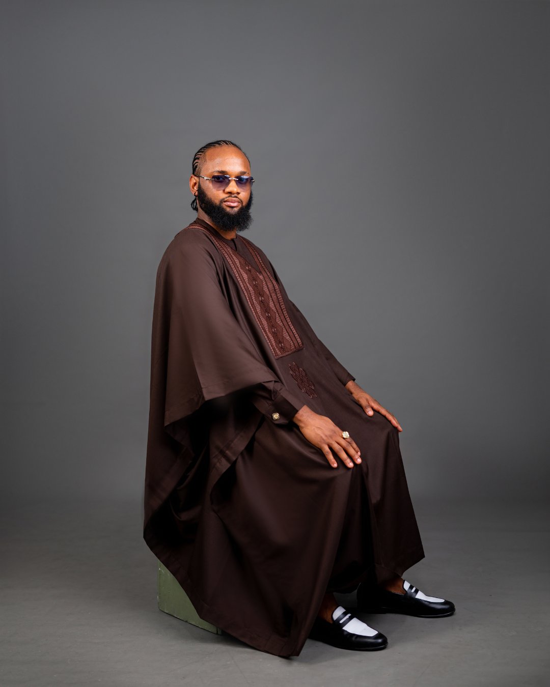 Brown Coffee Agbada