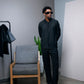 BLACK MINIMAL CASHMERE JACKET David Scott