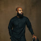 Black Acai Lace Jacket Agbada