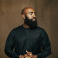Black Acai Lace Jacket Agbada