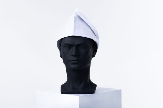 ADE FUNFUN FILA - WHITE YORUBA CAP