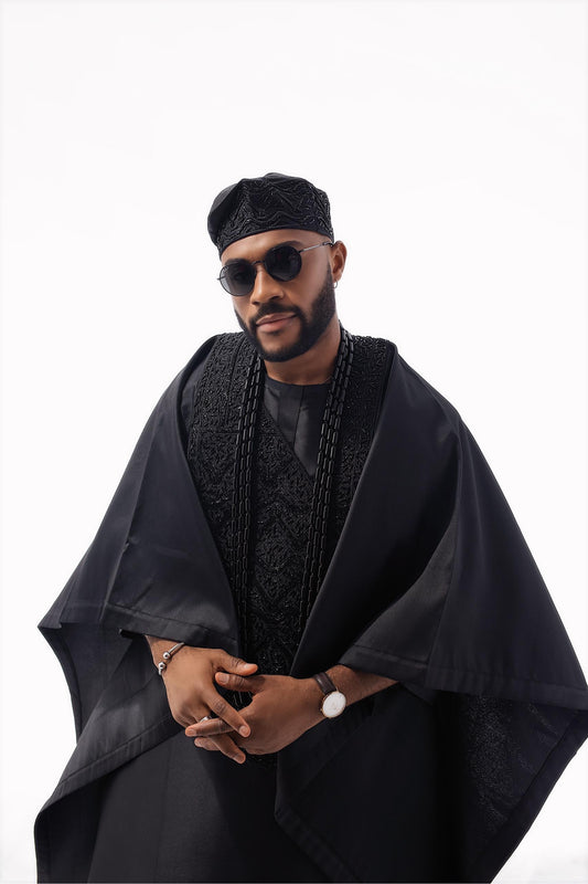 Black Micado Agbada