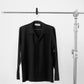 BLACK MINIMAL CASHMERE JACKET David Scott