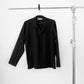 BLACK MINIMAL CASHMERE JACKET David Scott