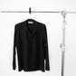 BLACK MINIMAL CASHMERE JACKET David Scott