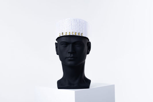 OBA LEGACY CAP - WHITE WITH GOLD DETAILS