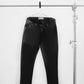 BLACK LEATHER WORK PANTS David Scott