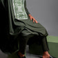 Green Palisade Jacquard Agbada David Scott