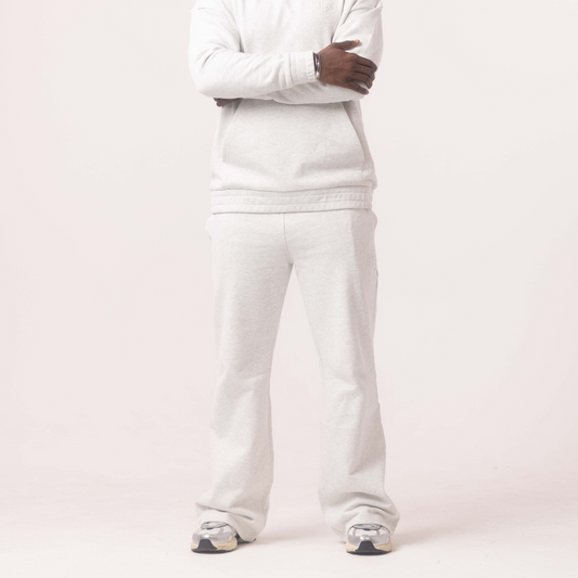 LEISURE Joggers - Light Grey Marl