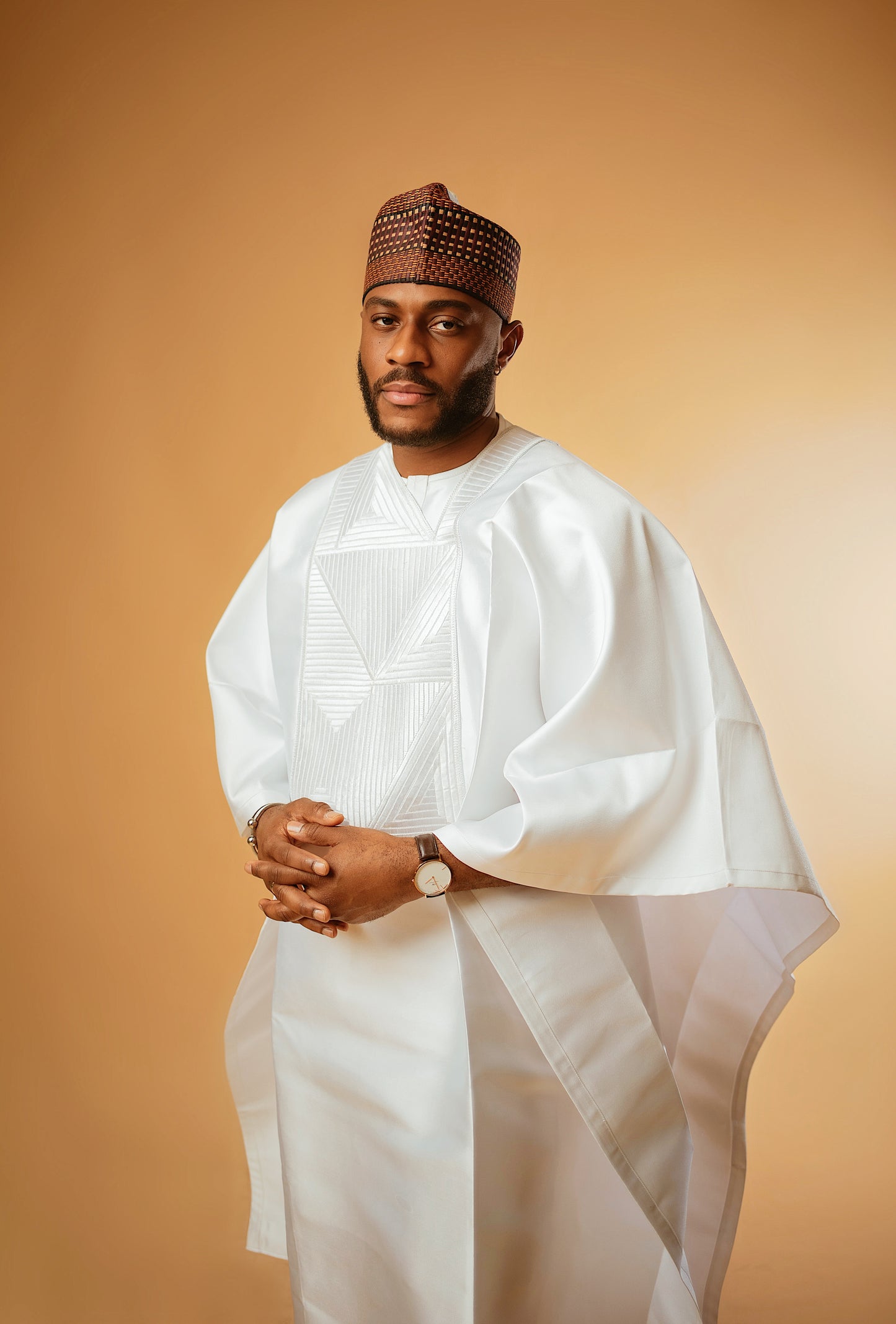 White Micado Agbada