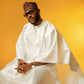 White Micado Agbada