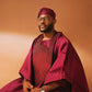 Royal Maroon Prestige Agbada