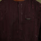 Brown Stoned Kaftan