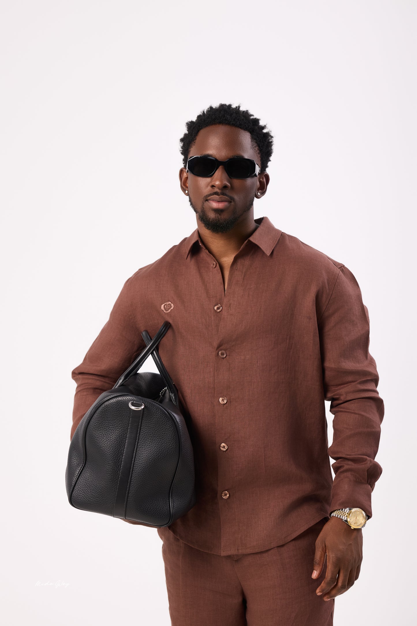 Brown Linen Set