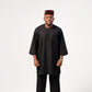 Midnight Black 3/4 Sleeve Kaftan