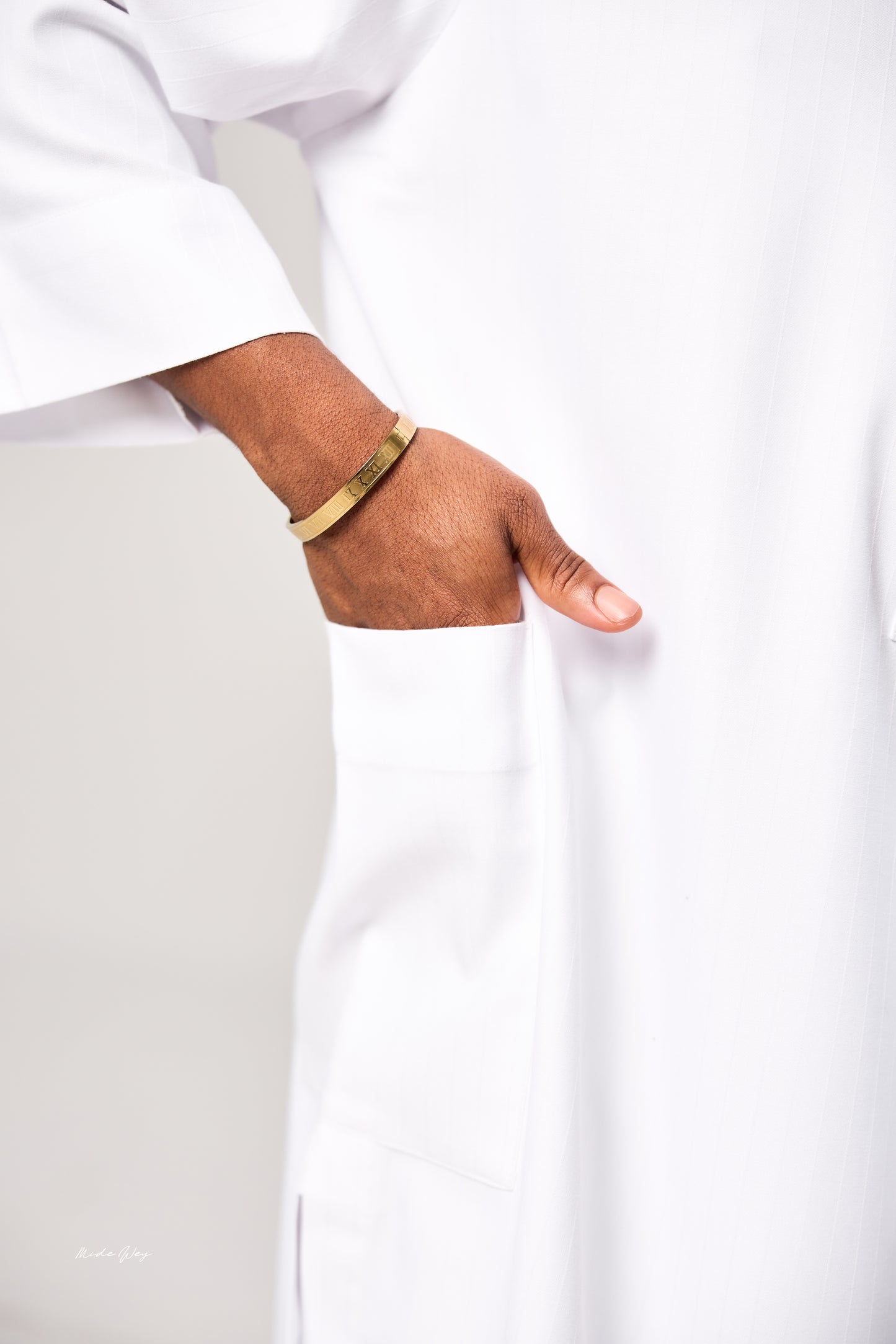 Ivory White 3/4 Sleeve Kaftan Set