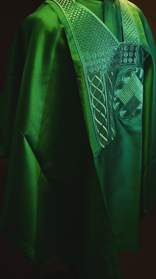 Emerald Green Agbada