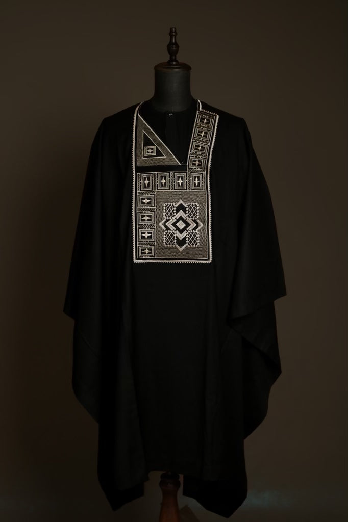 Black Landscape Agbada Kaftan by DavidScott