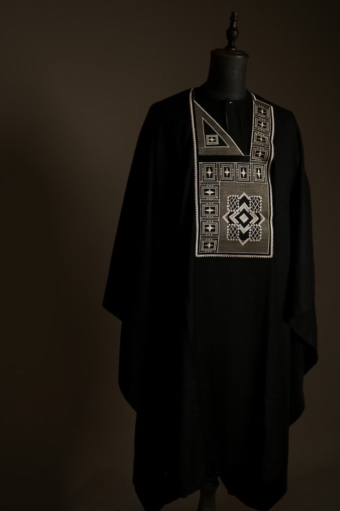 Black Landscape Agbada Kaftan by DavidScott