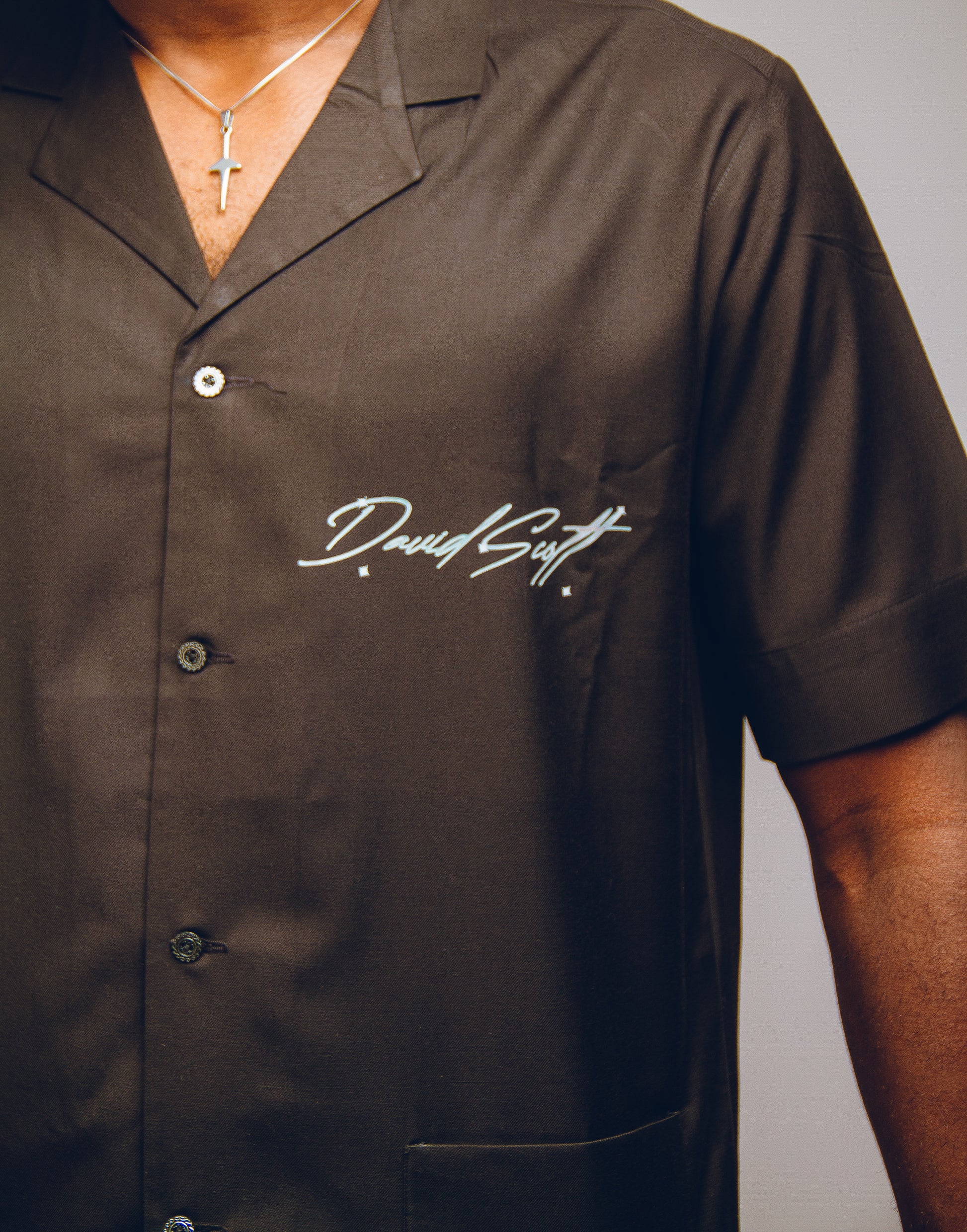 Signature Revere Shirt Kaftan by DavidScott